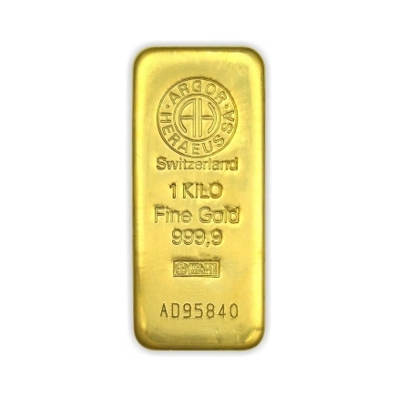 ZLATÝ SLITEK ARGOR HERAEUS 1000g
