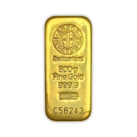 ZLATÝ SLITEK ARGOR HERAEUS 500g